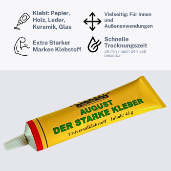 Preview: Lederreparatur mit Kontaktkleber August